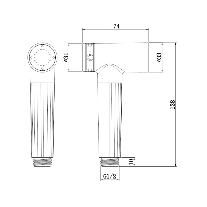 Toiletten-Bidet-Spray Shattaf